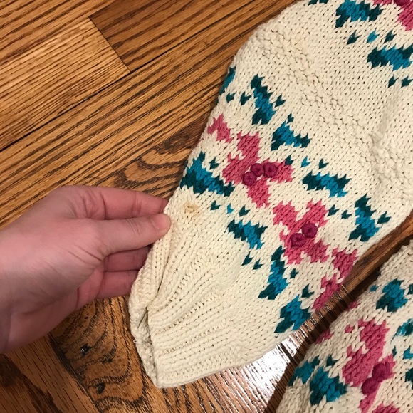 Vintage 80’ LL Bean Cozy Knit Crewneck Sweater - Picture 5 of 6